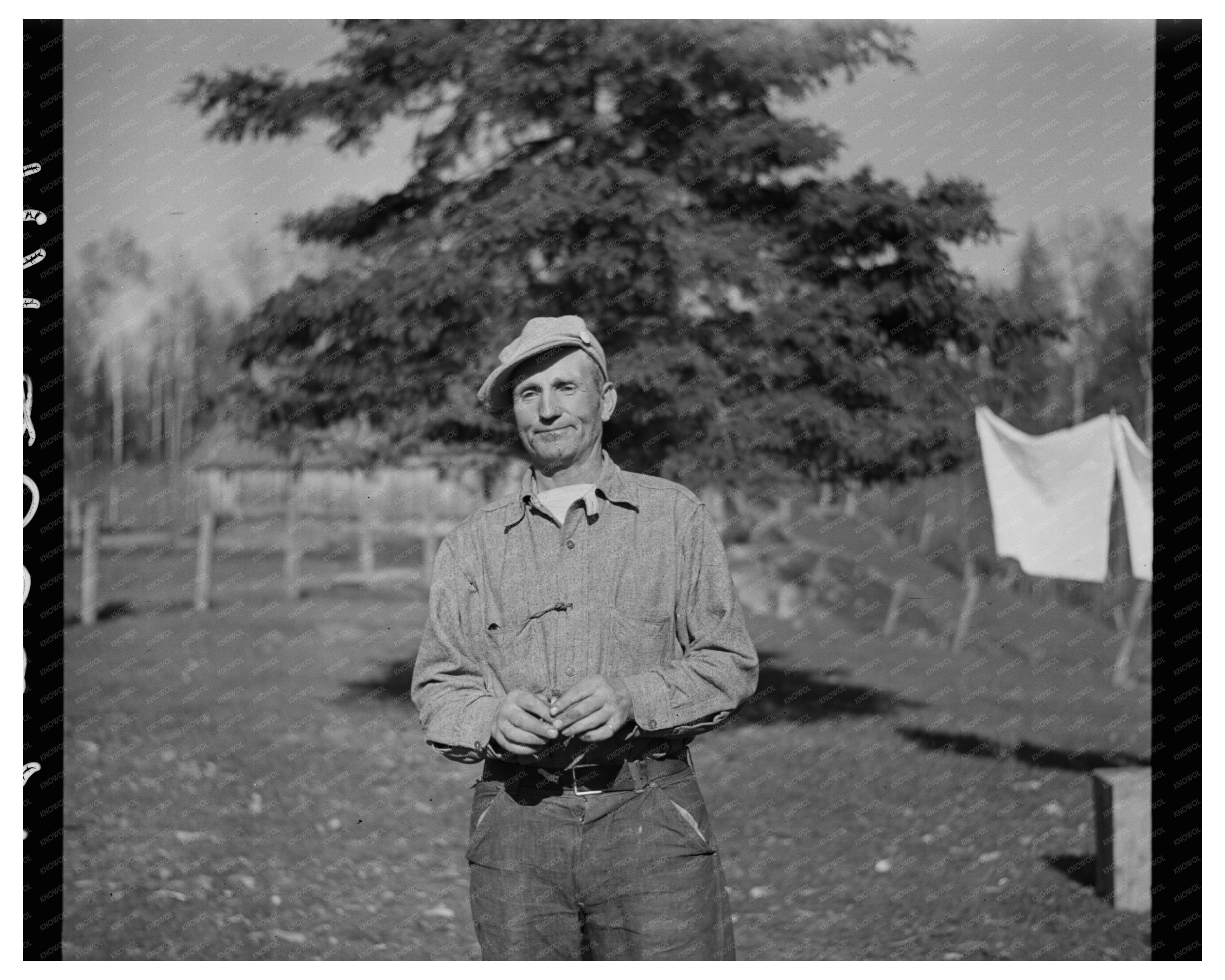 Lumberjack in Littlefork Minnesota May 1937