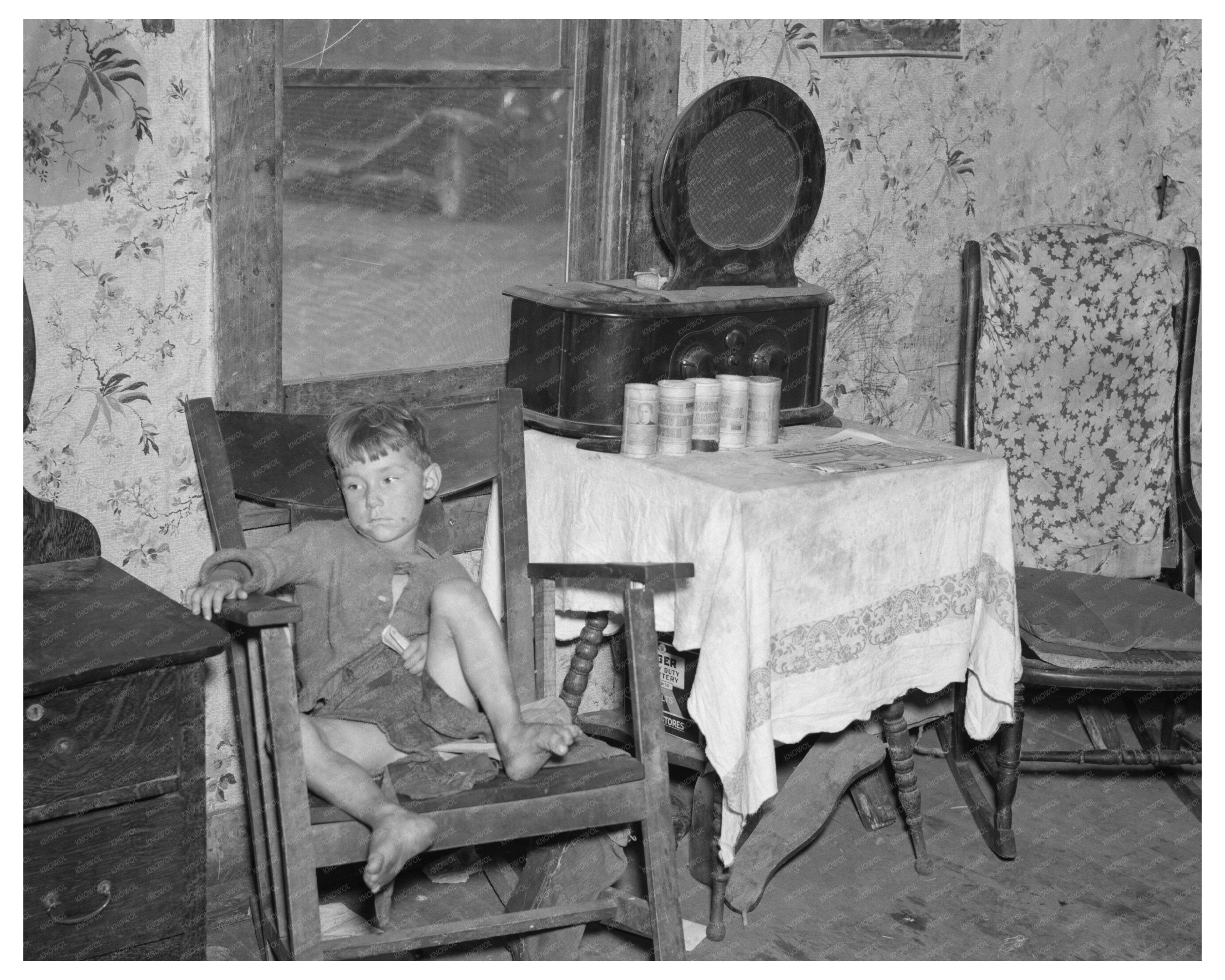 Vintage 1937 Photo of Rural Life in Jackson County Wisconsin