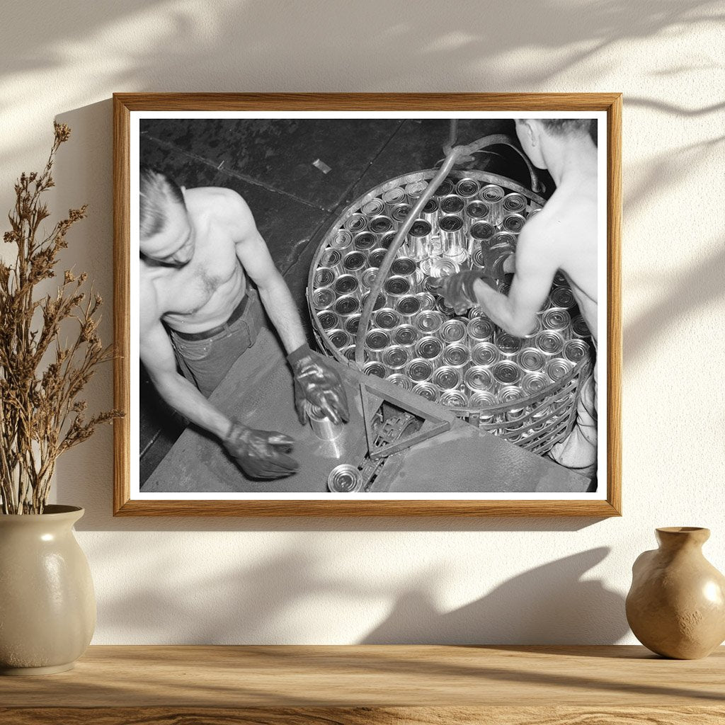 1937 Pea Canning Process in Sun Prairie Wisconsin
