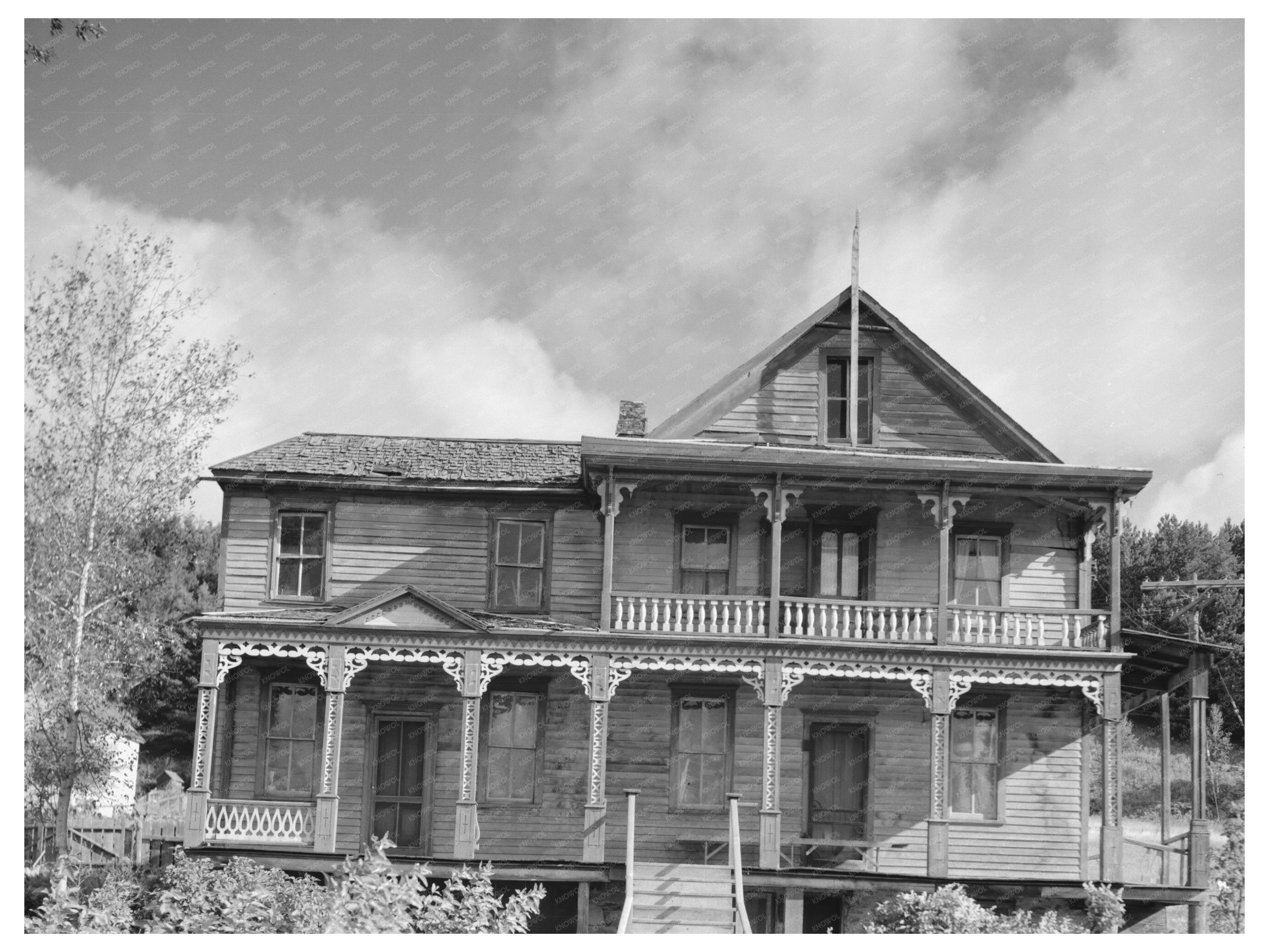 Vintage House in Tower Minnesota August 1937