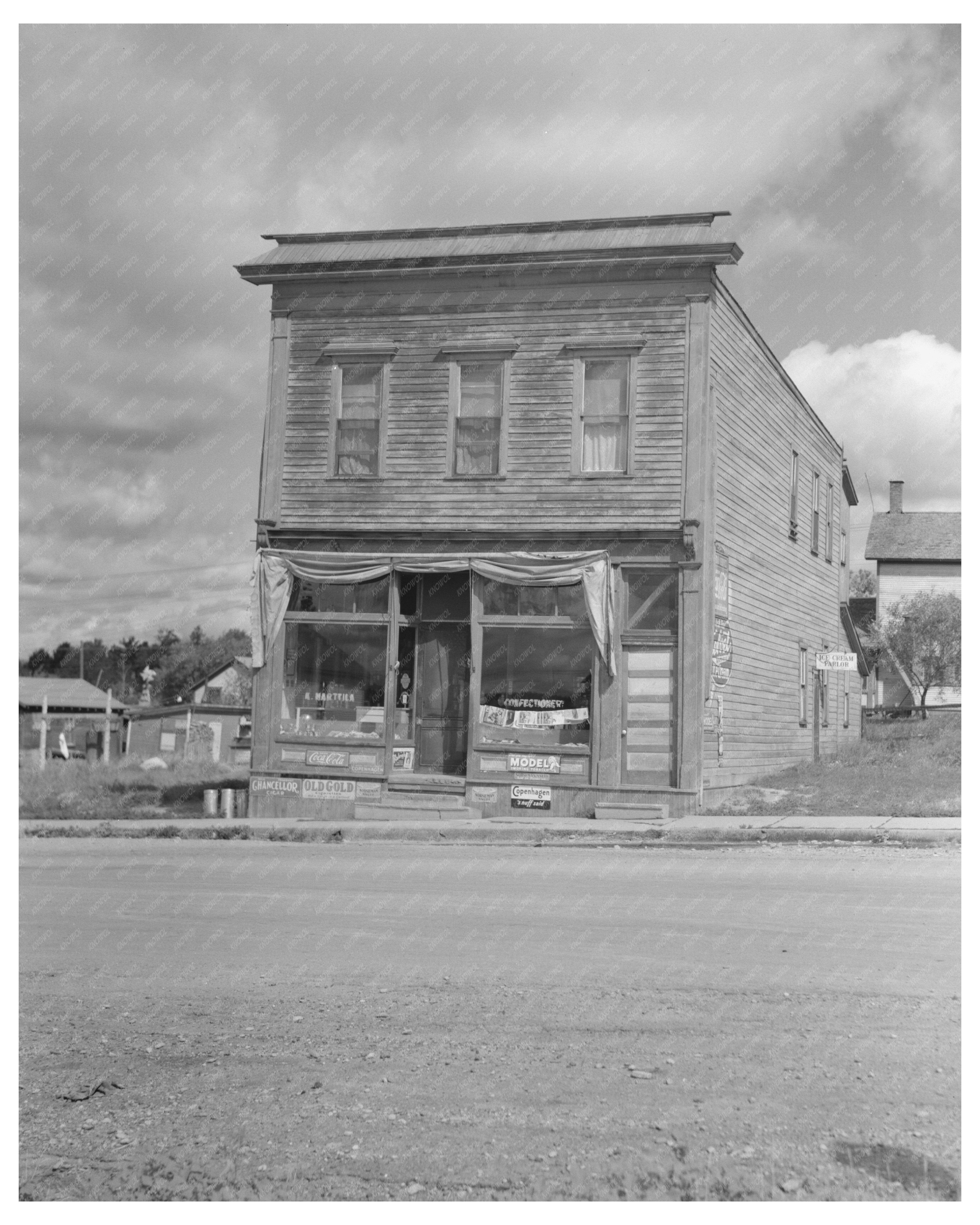 Vintage Store in Saint Louis County Minnesota August 1937