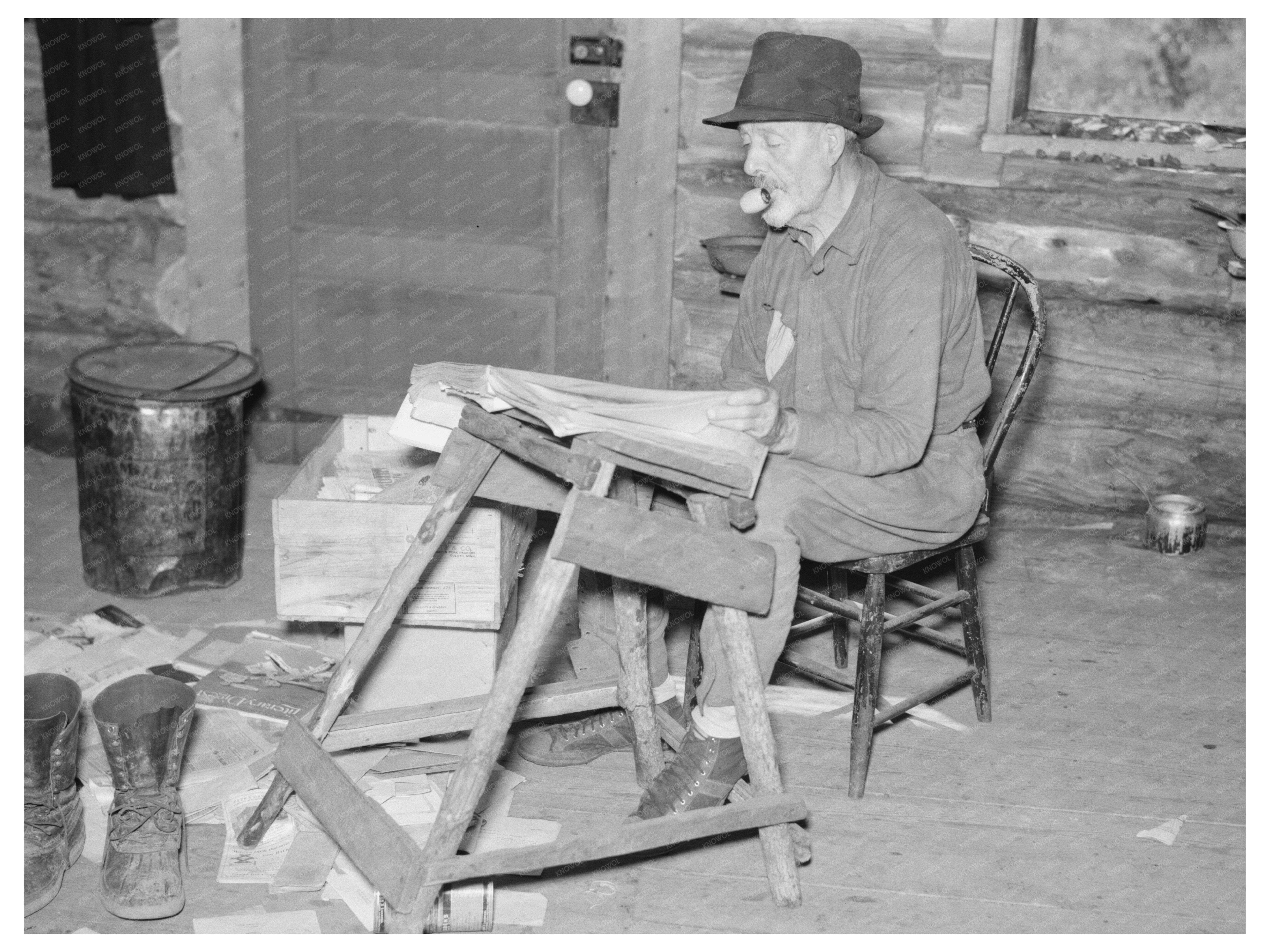 William Besson Prospector Examines Surveys August 1937