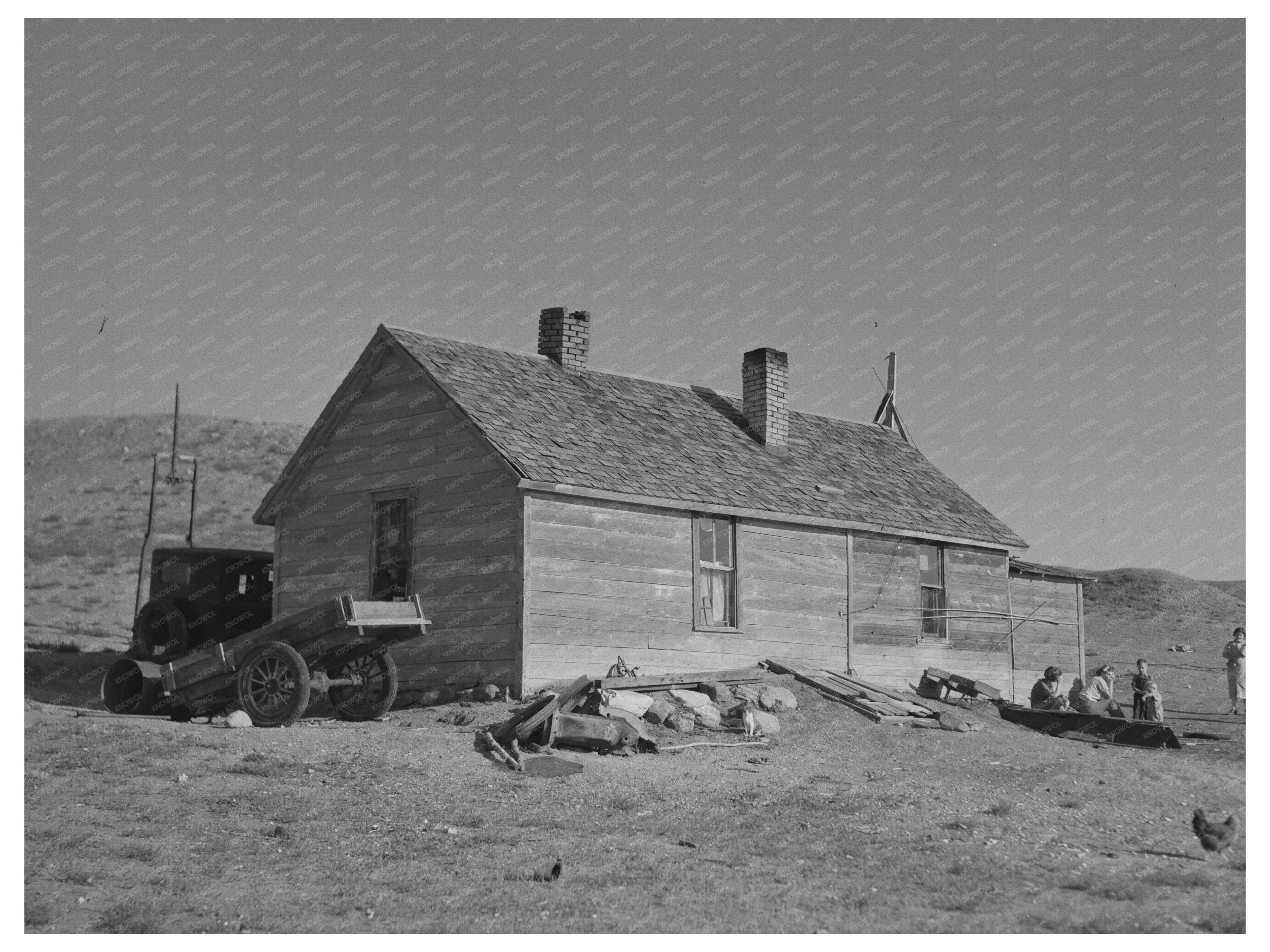 Frank Weeks Home in Williston North Dakota 1937