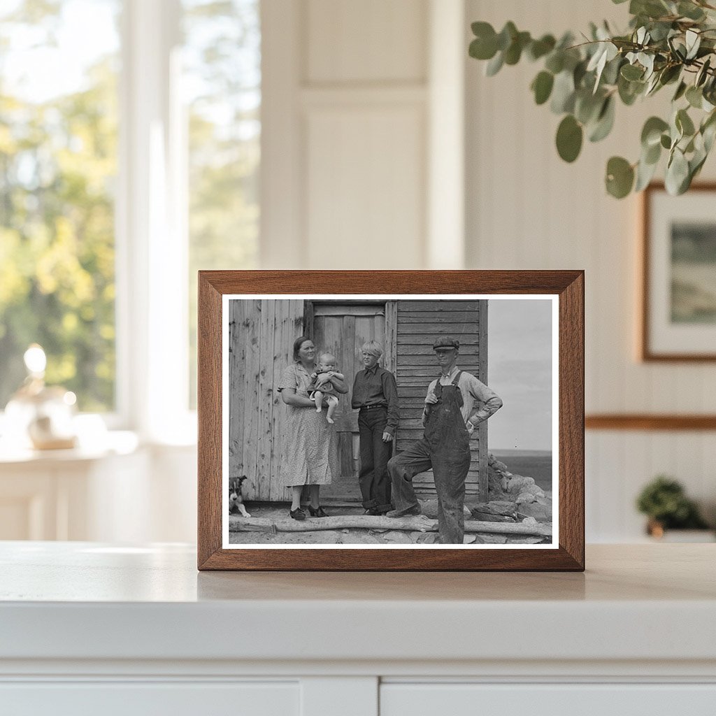 Herman Gerling Family in Wheelock North Dakota 1937