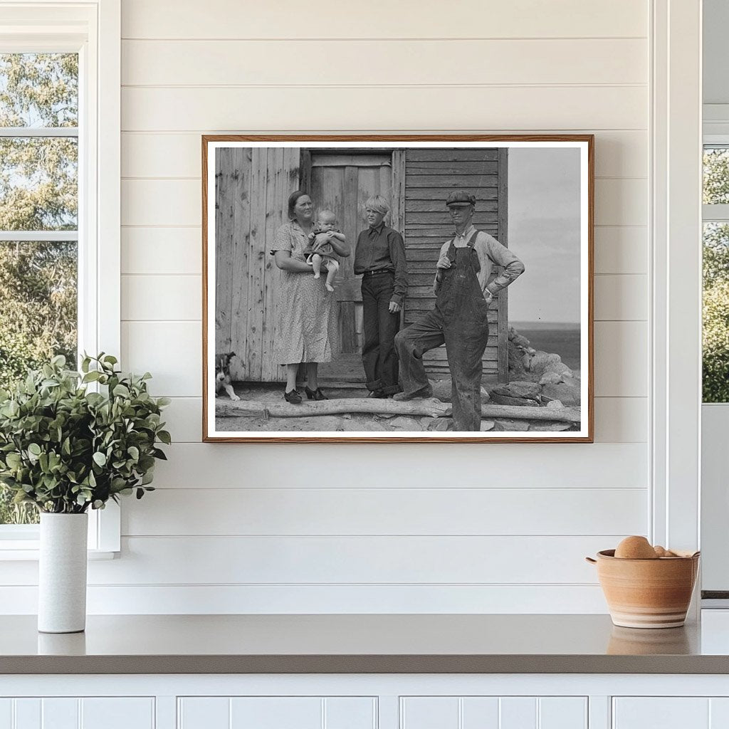 Herman Gerling Family in Wheelock North Dakota 1937