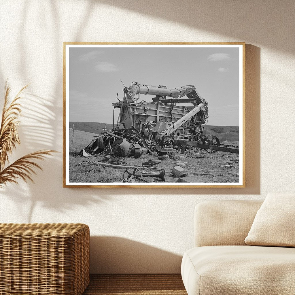 Vintage Threshing Machine on Gerlings Farm 1937