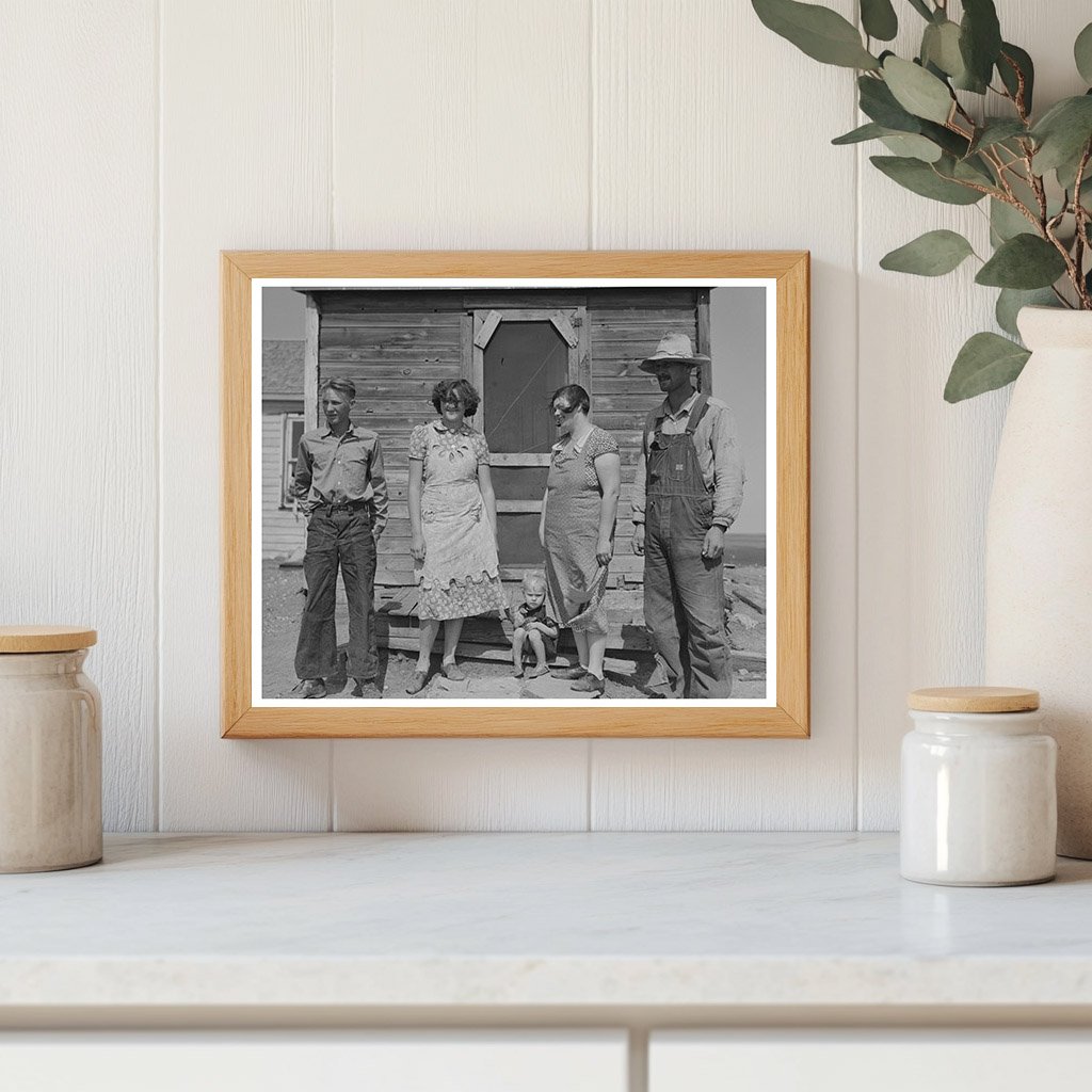 E. Forder Family in Drought-Affected North Dakota 1937
