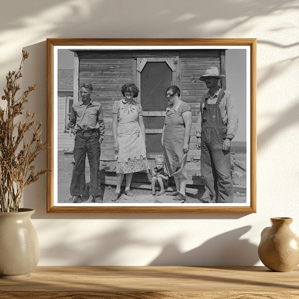 E. Forder Family in Drought-Affected North Dakota 1937