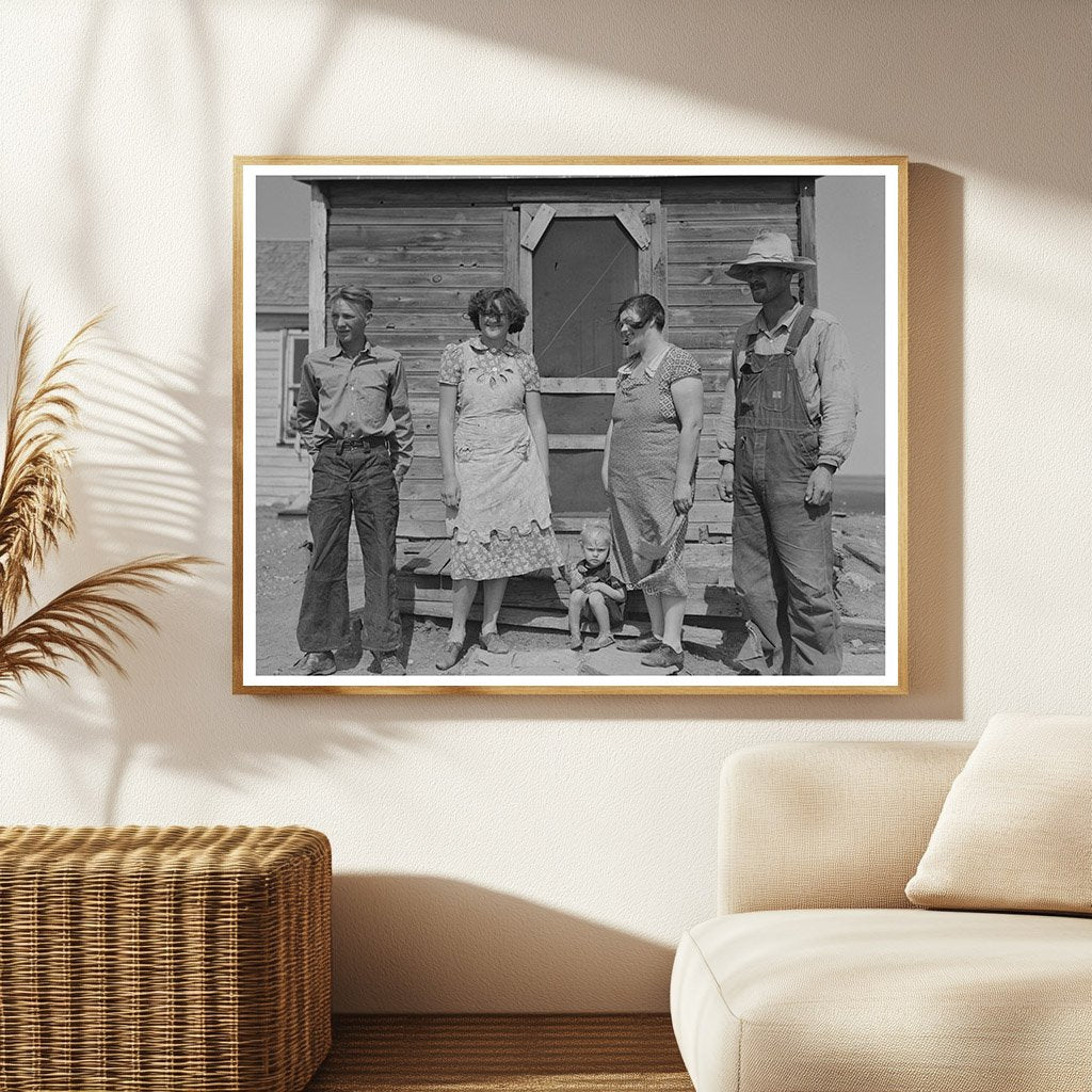 E. Forder Family in Drought-Affected North Dakota 1937