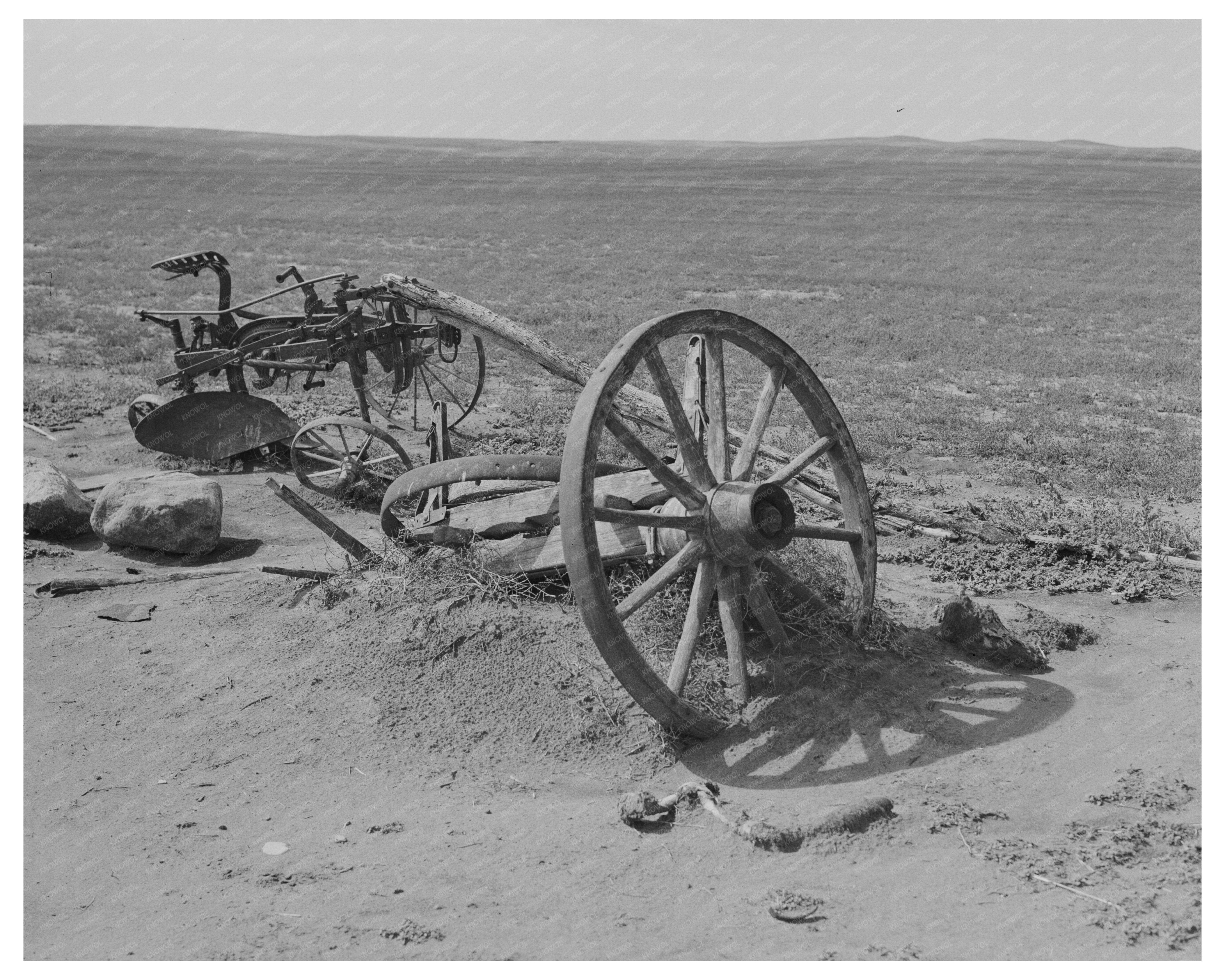 Vintage Farm Machinery North Dakota September 1937