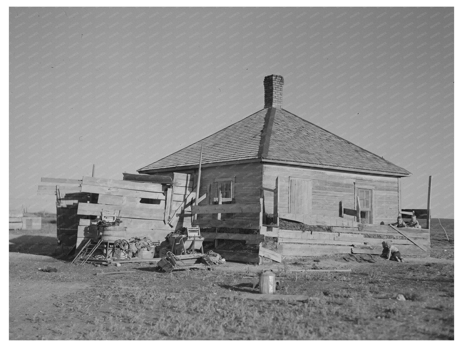 Floyd Peaches Farmhouse North Dakota 1937