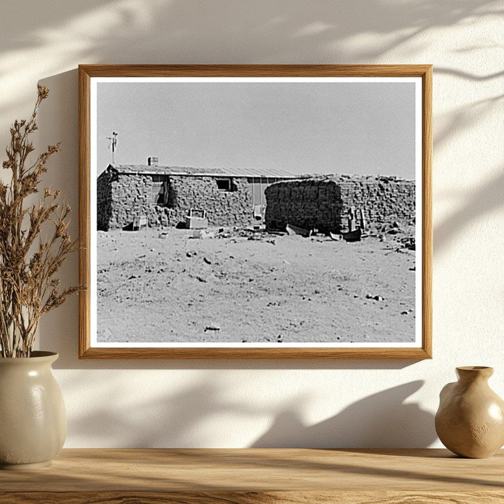Sodhouse in Williams County North Dakota September 1937