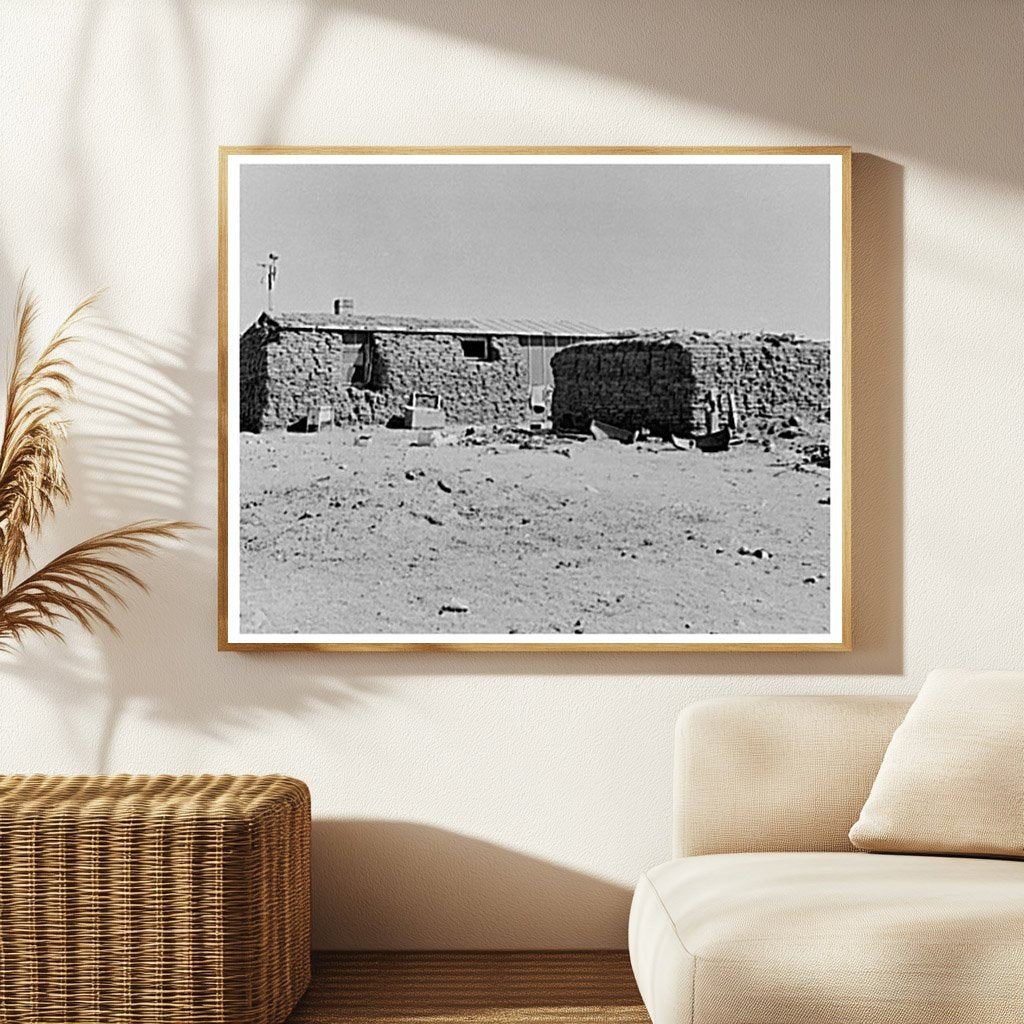 Sodhouse in Williams County North Dakota September 1937