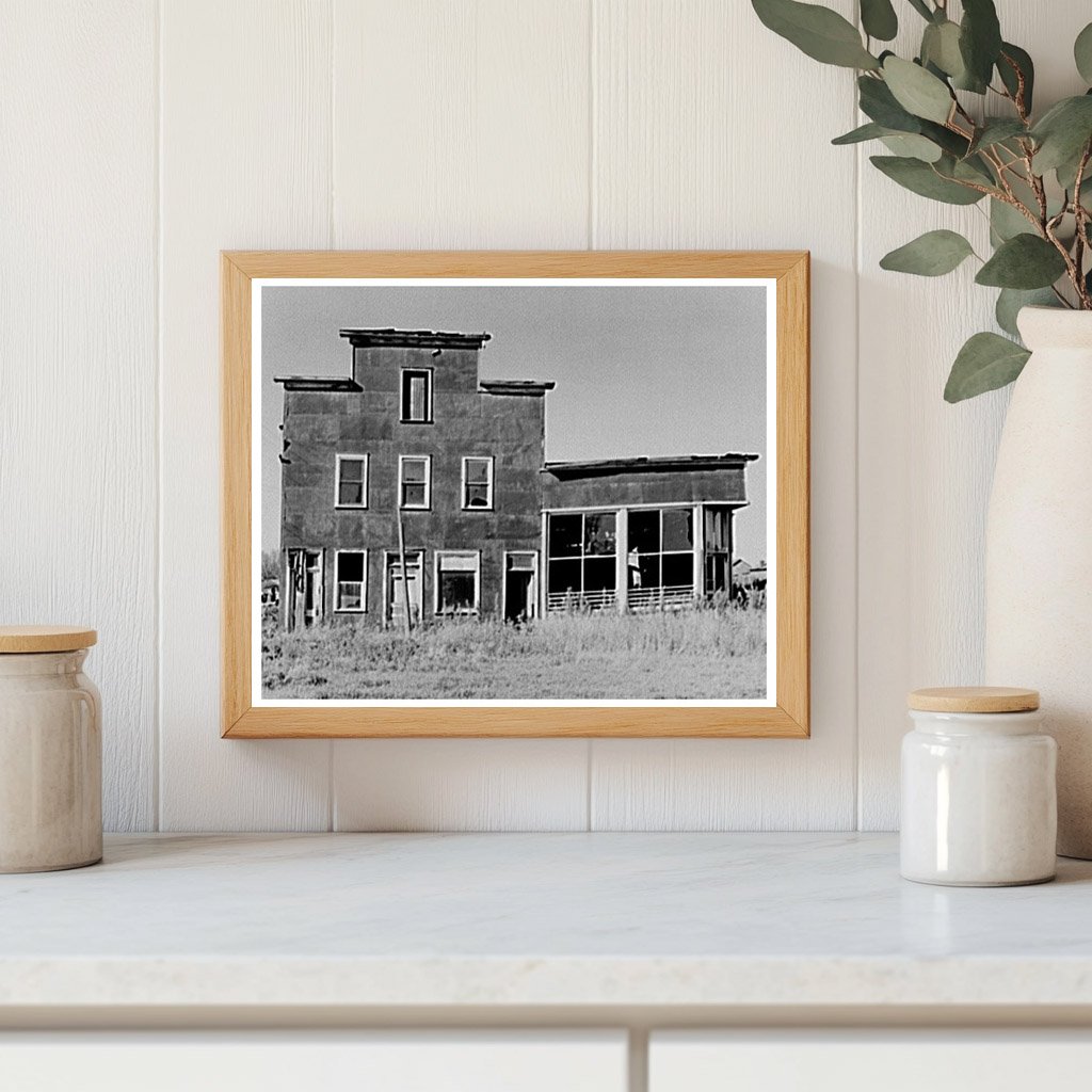 Funkley Minnesota Hotel and Saloon Photo September 1937