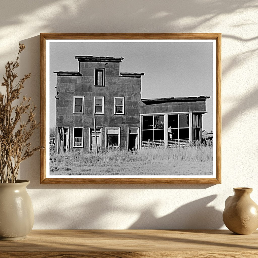 Funkley Minnesota Hotel and Saloon Photo September 1937
