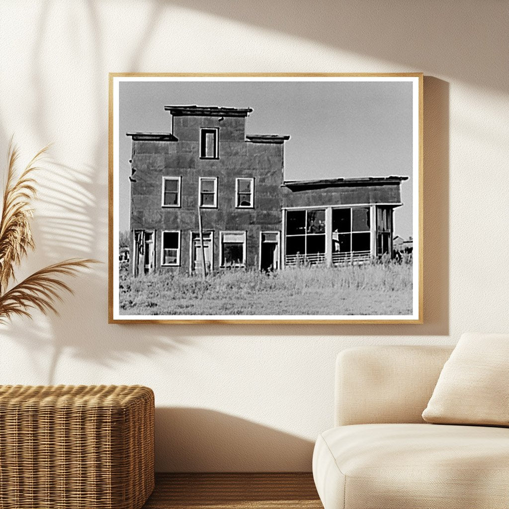 Funkley Minnesota Hotel and Saloon Photo September 1937