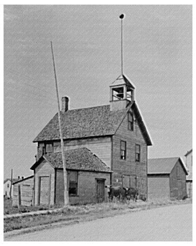 Old City Hall Winton Minnesota September 1937 Photo