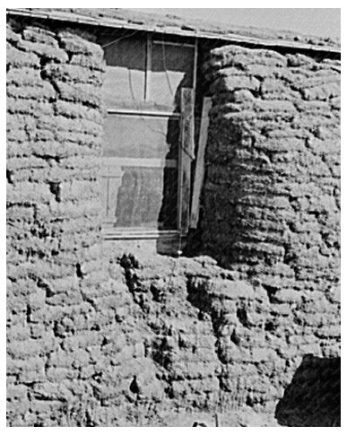 Sodhouse Recessed Window North Dakota September 1937