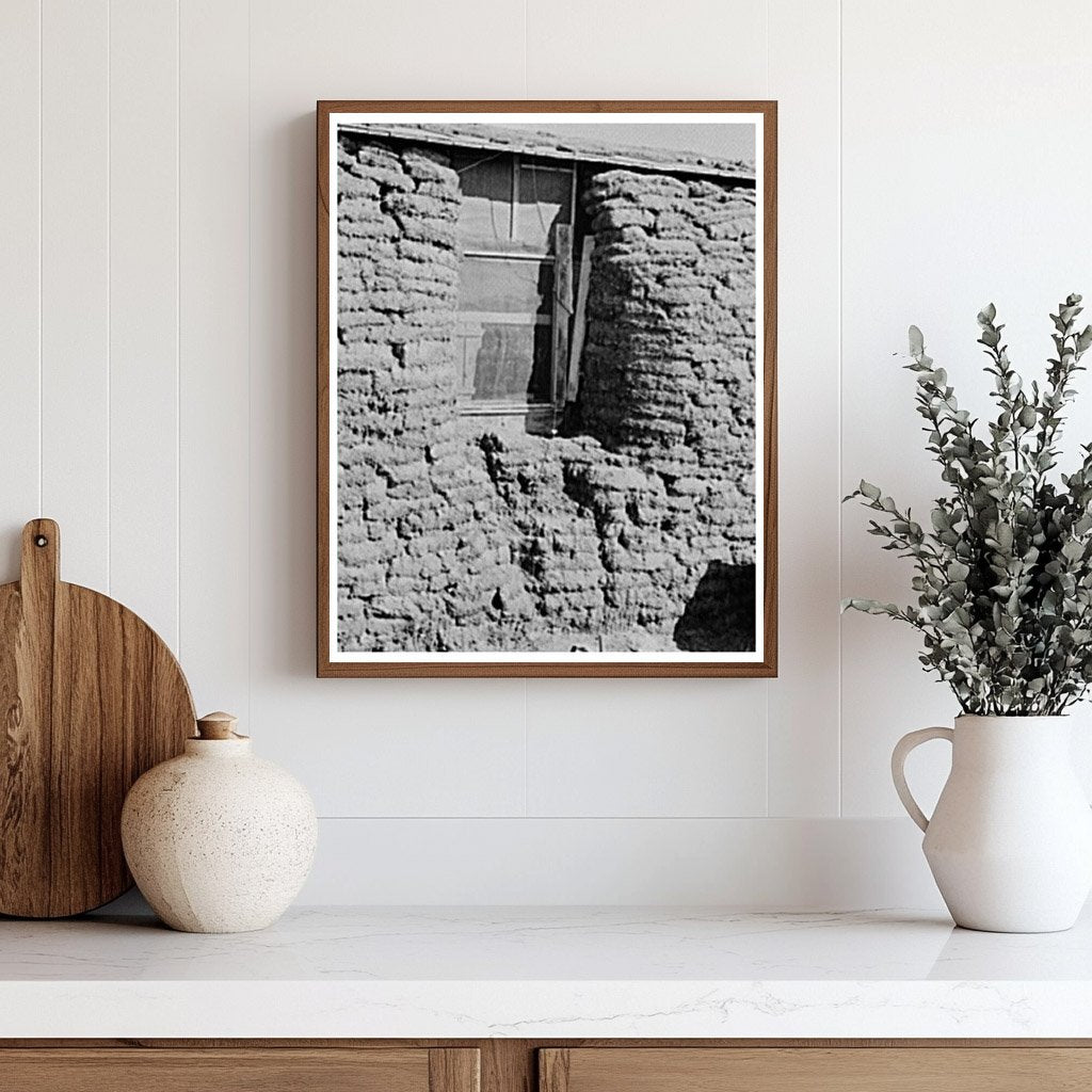 Sodhouse Recessed Window North Dakota September 1937