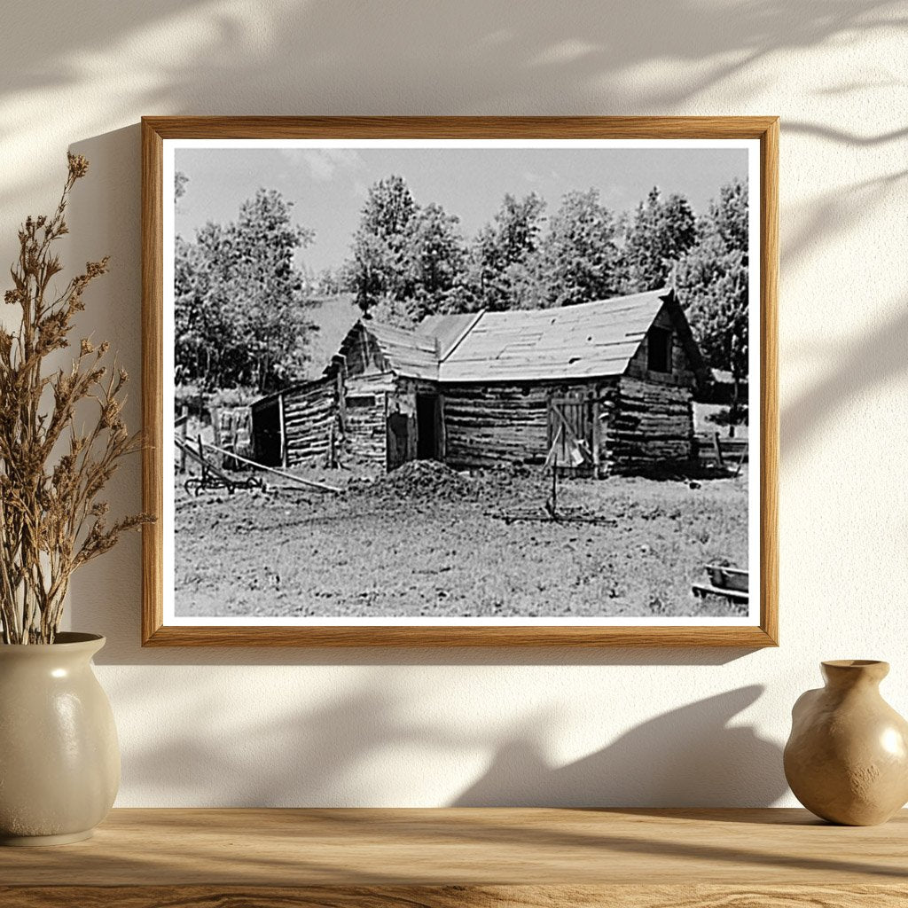 Barn on Alanzo Heaths Farm Black River Falls 1937