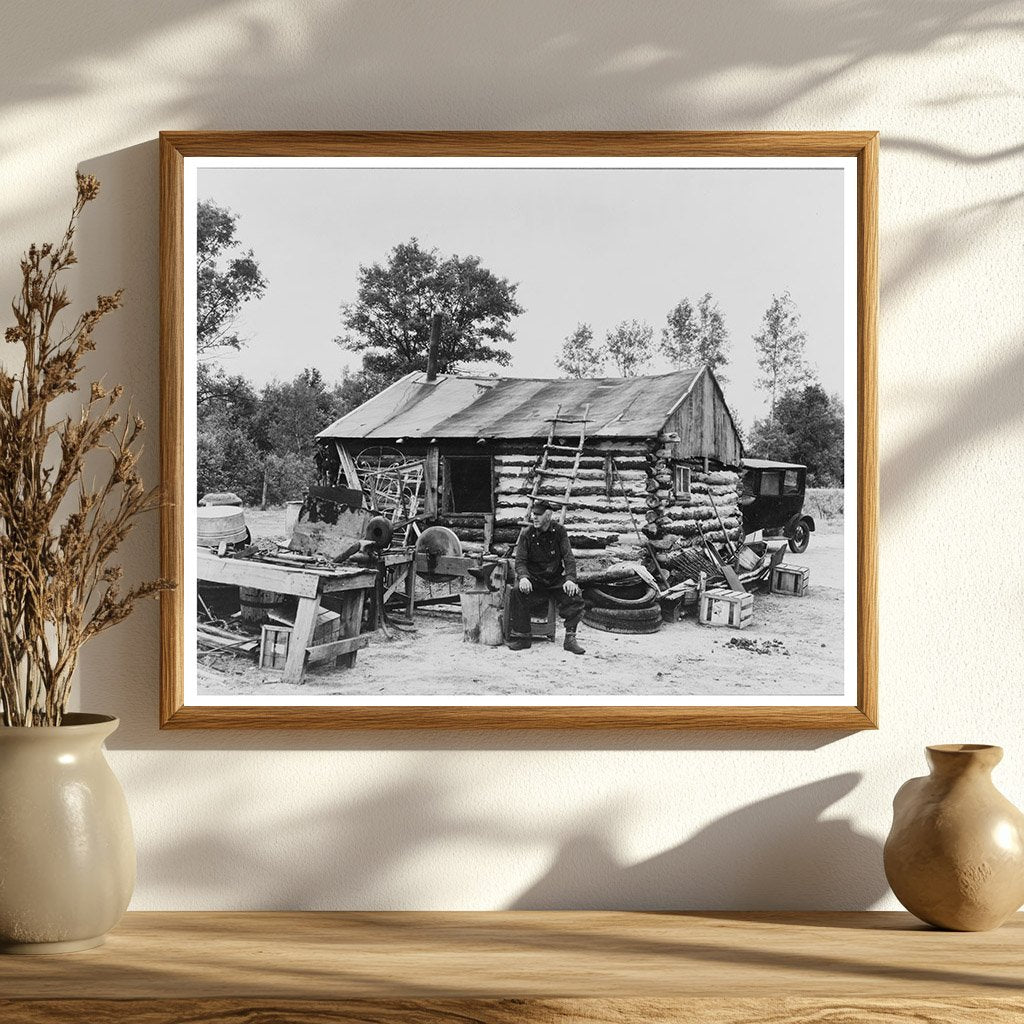 Cut-Over Farmer in Jackson County Wisconsin June 1937