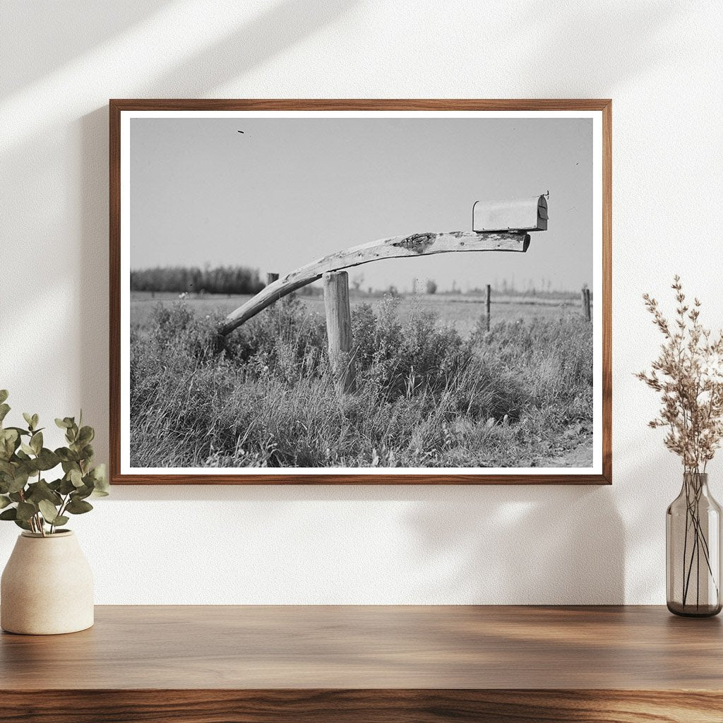 Vintage Farm Mailbox Littlefork Minnesota 1937