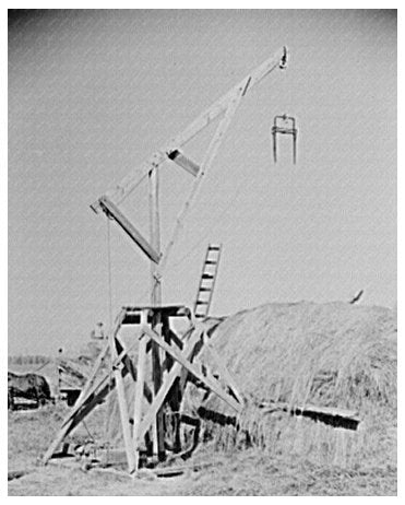 Hay Rig on Farm in Littlefork Minnesota 1937