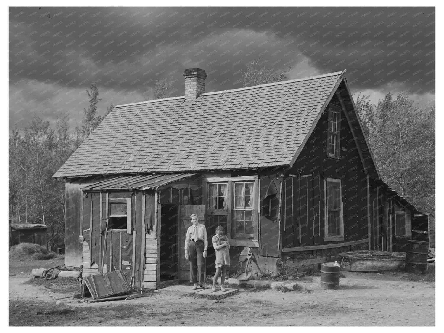 Steve Flanders Home in Koochiching County Minnesota 1937
