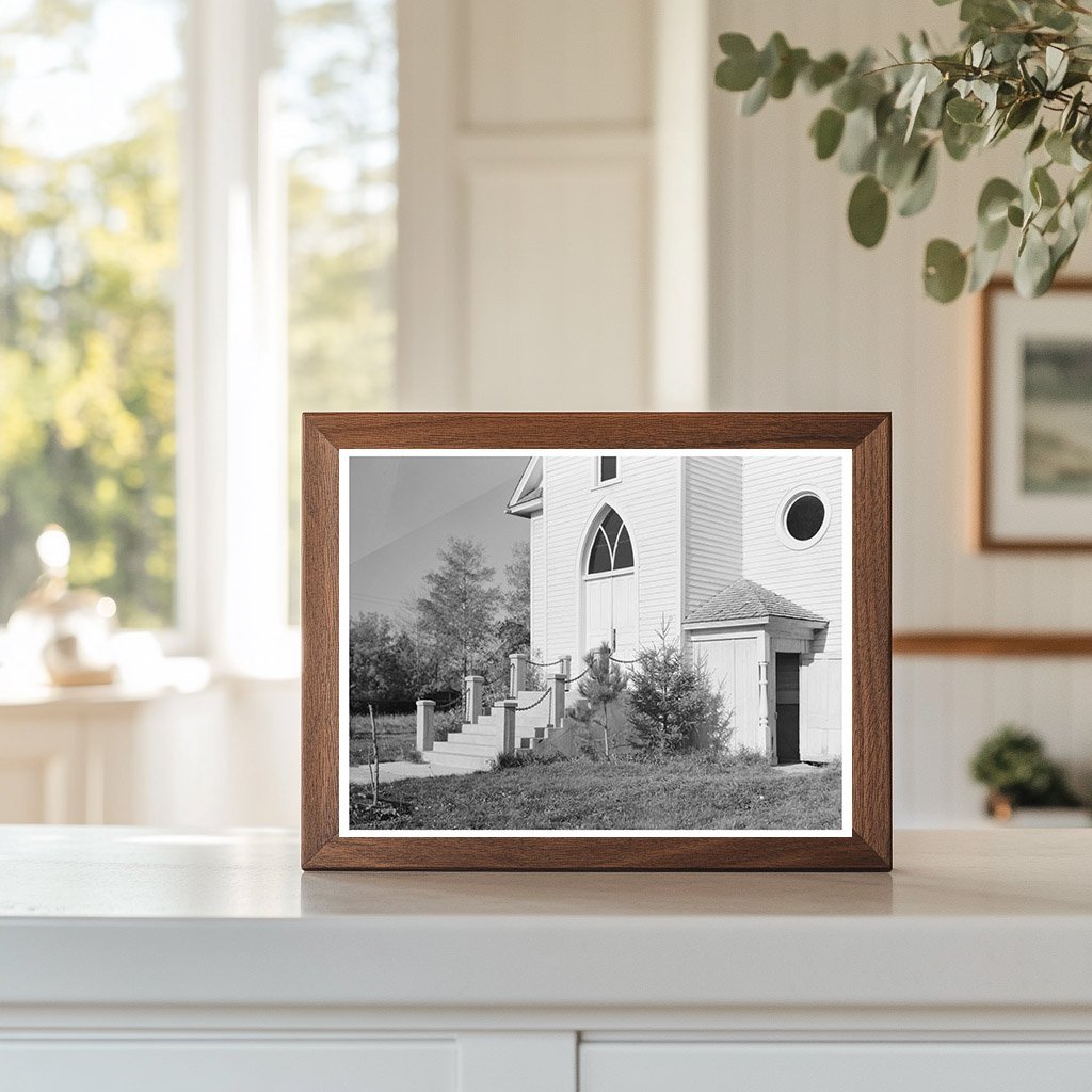 Vintage Church in Littlefork Minnesota 1937
