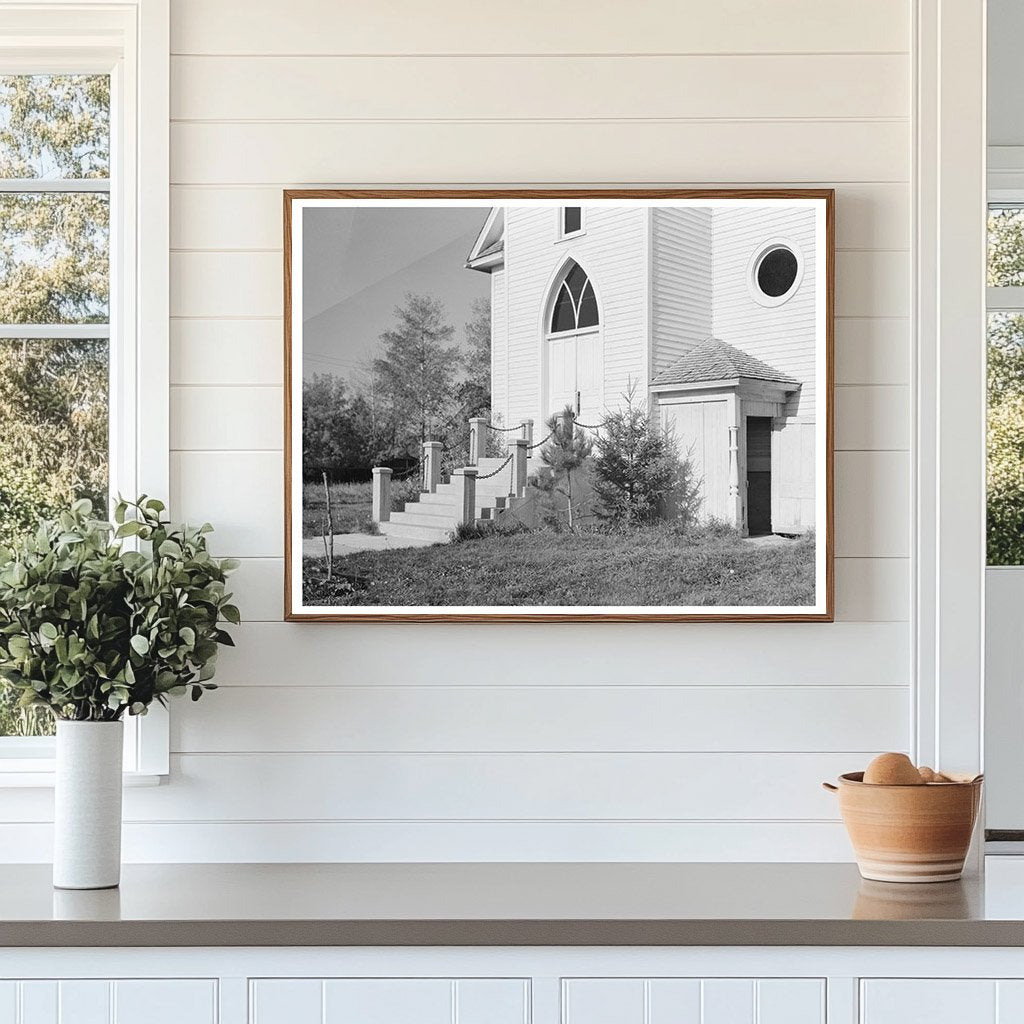 Vintage Church in Littlefork Minnesota 1937