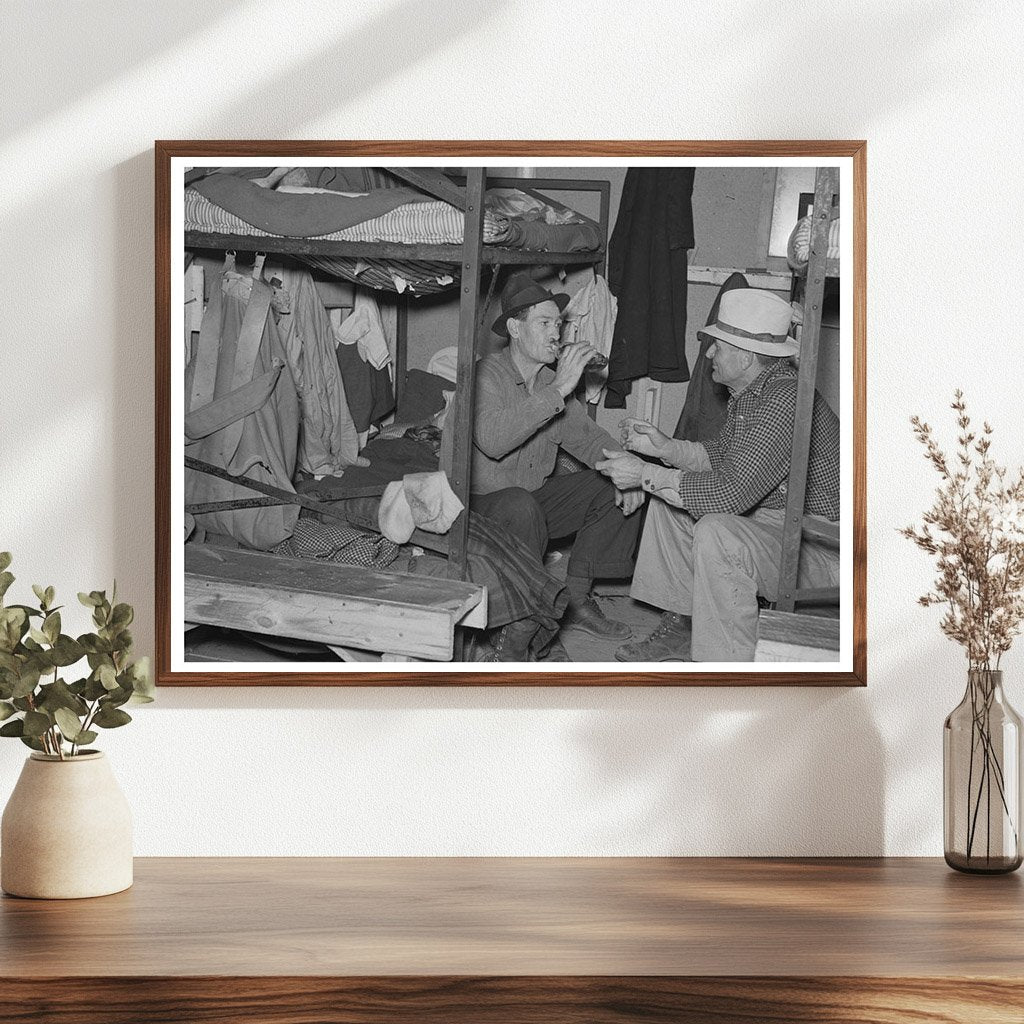 Lumberjacks in Bunkhouse Effie Minnesota 1937