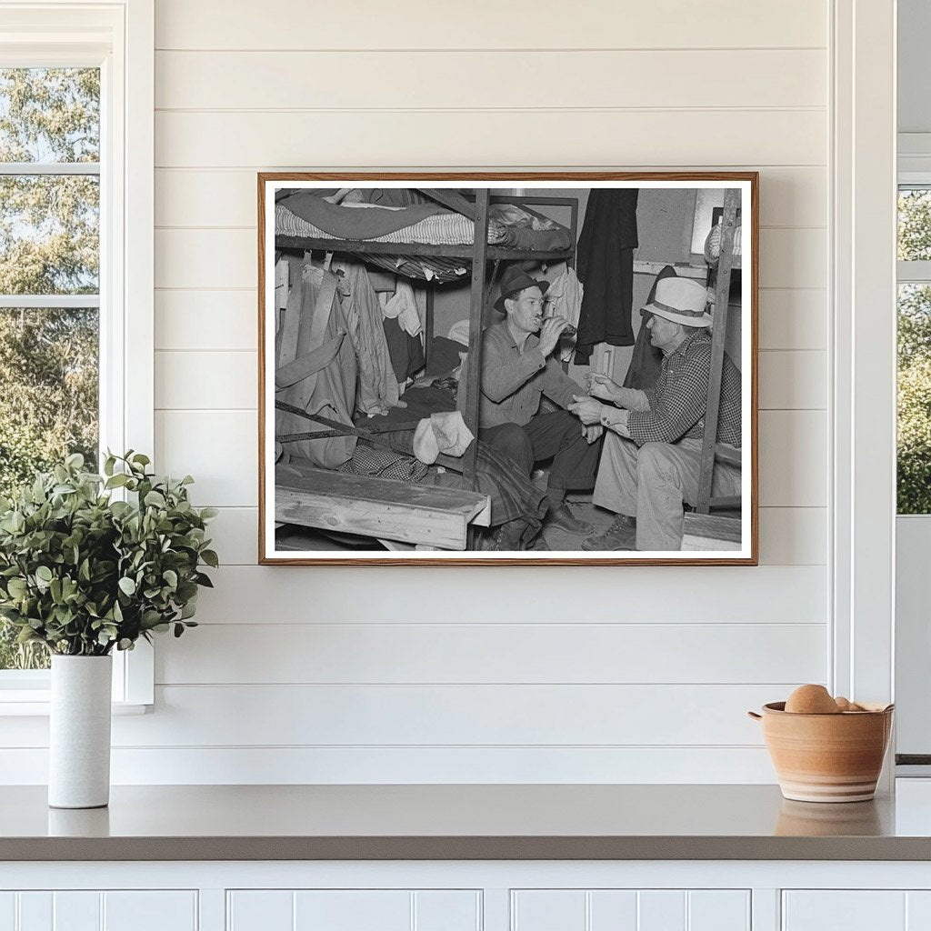 Lumberjacks in Bunkhouse Effie Minnesota 1937