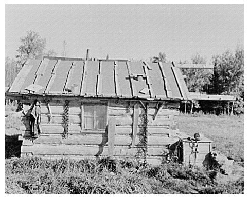 Vintage Farm Shed Near Northome Minnesota 1937