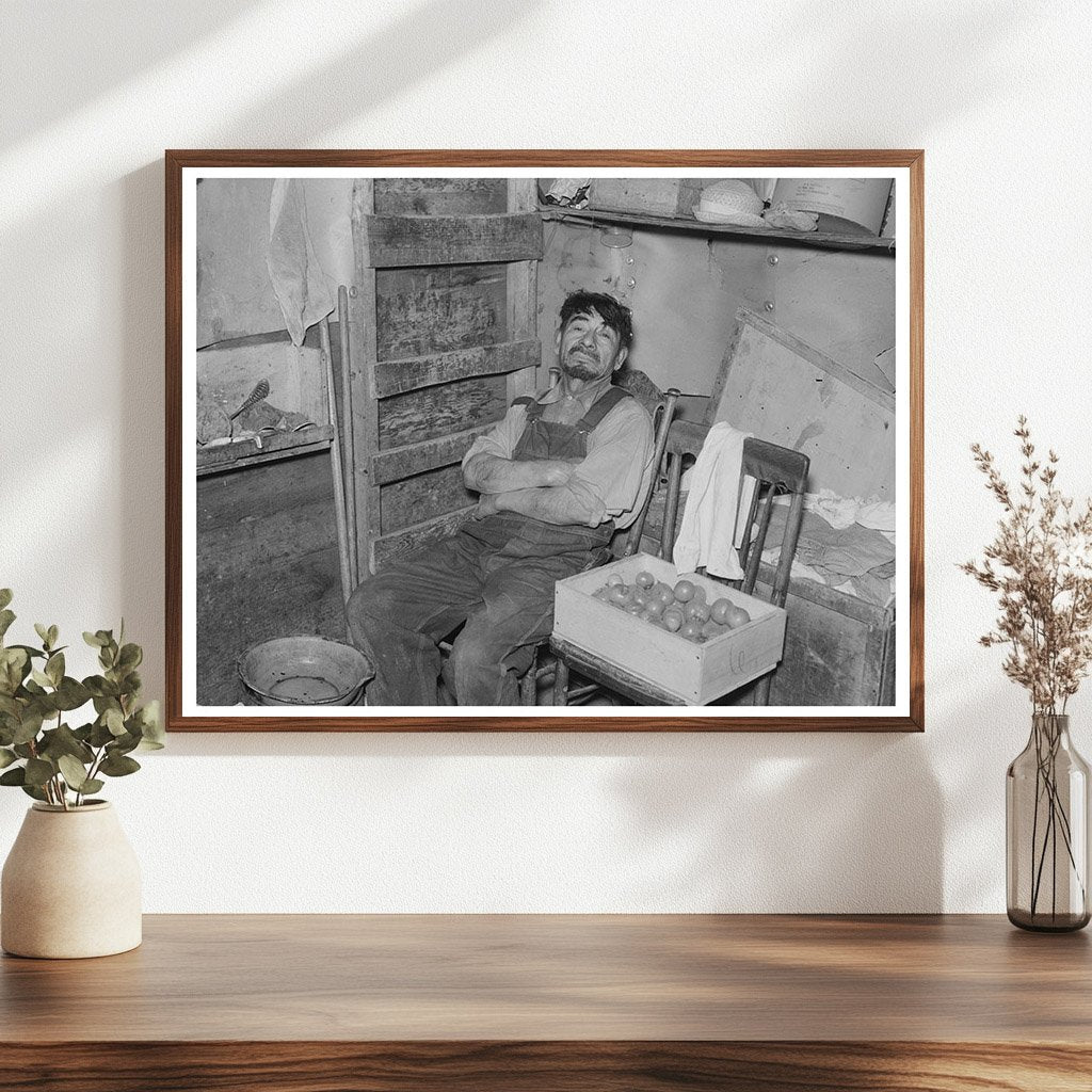 Father Resting After Sugar Beet Work East Grand Forks 1937
