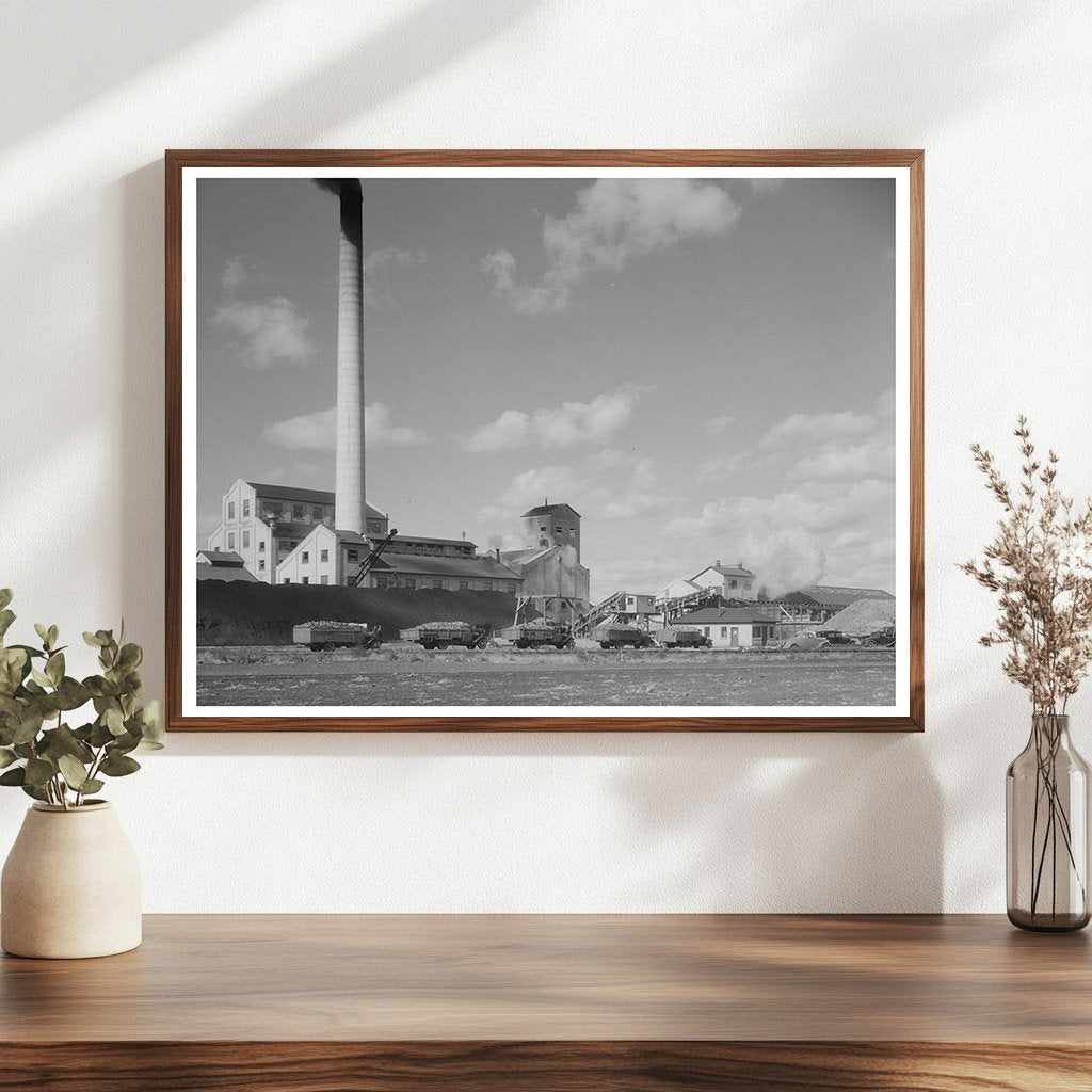 Sugar Beet Factory in East Grand Forks Minnesota 1937