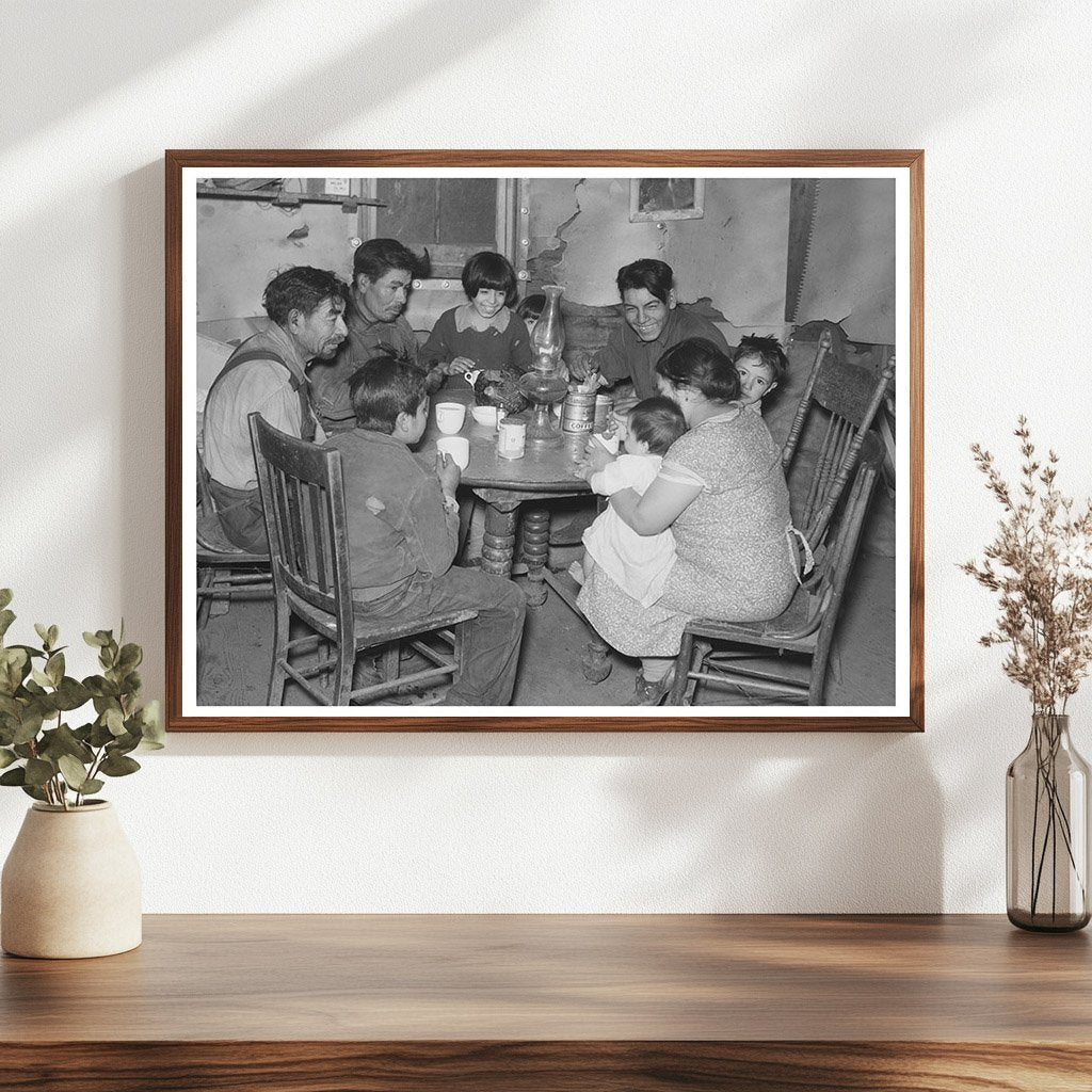 Mexican Family Enjoying Coffee East Grand Forks 1937
