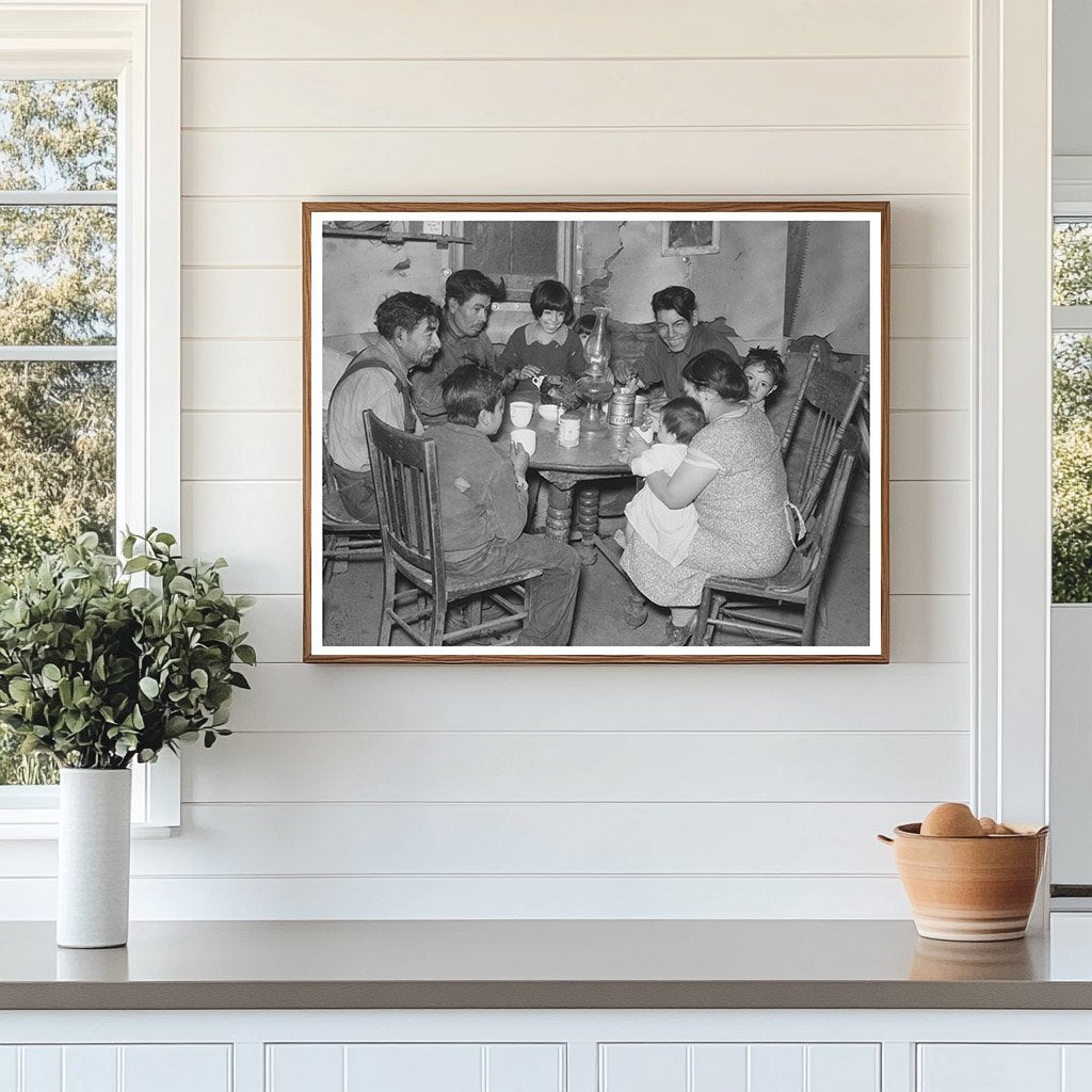 Mexican Family Enjoying Coffee East Grand Forks 1937