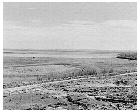 Vintage Landscape Scene McKenzie County North Dakota 1937