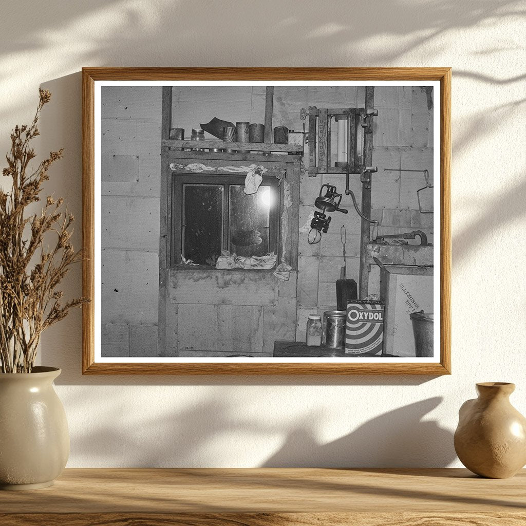 Dust Storm Kitchen in Williams County North Dakota 1937