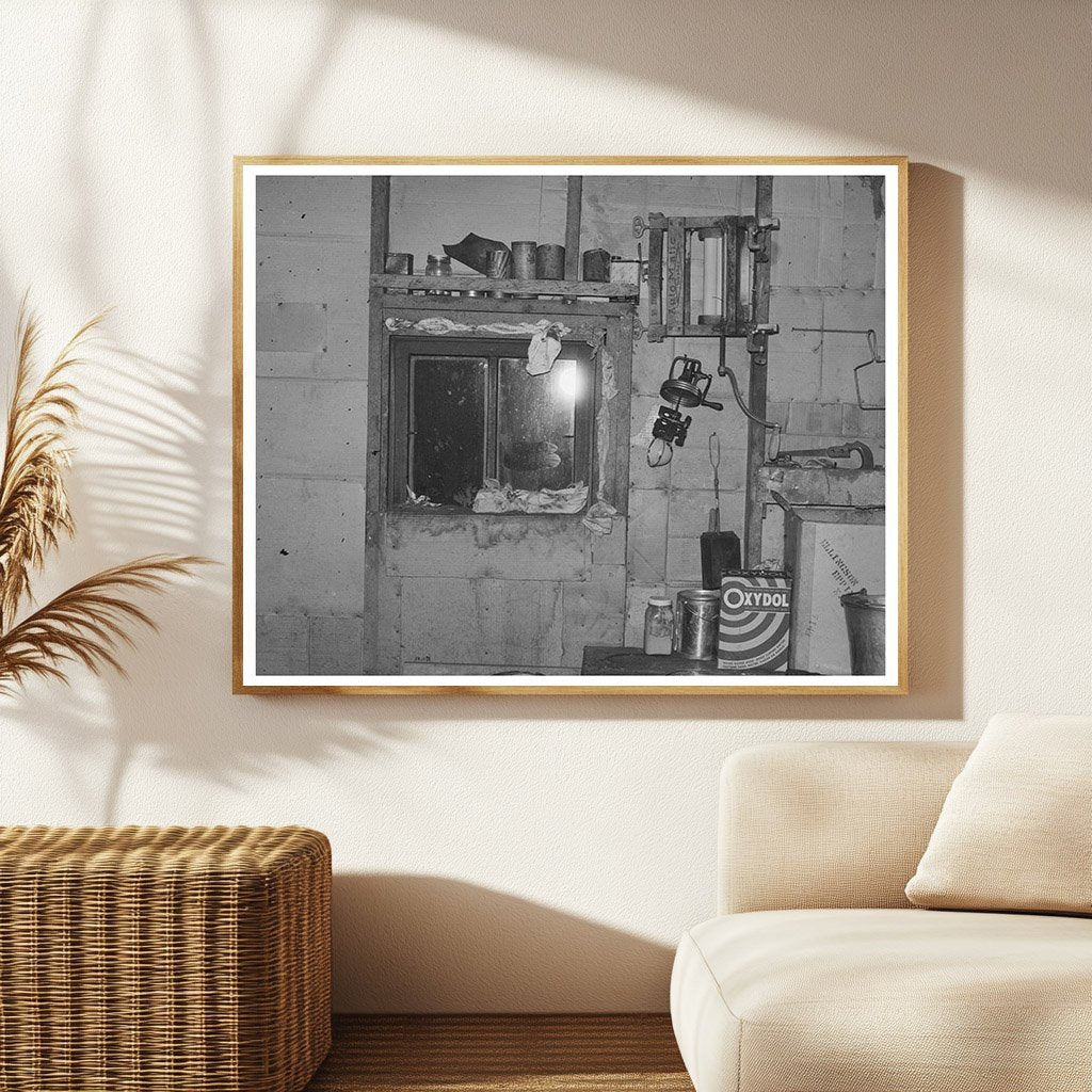 Dust Storm Kitchen in Williams County North Dakota 1937