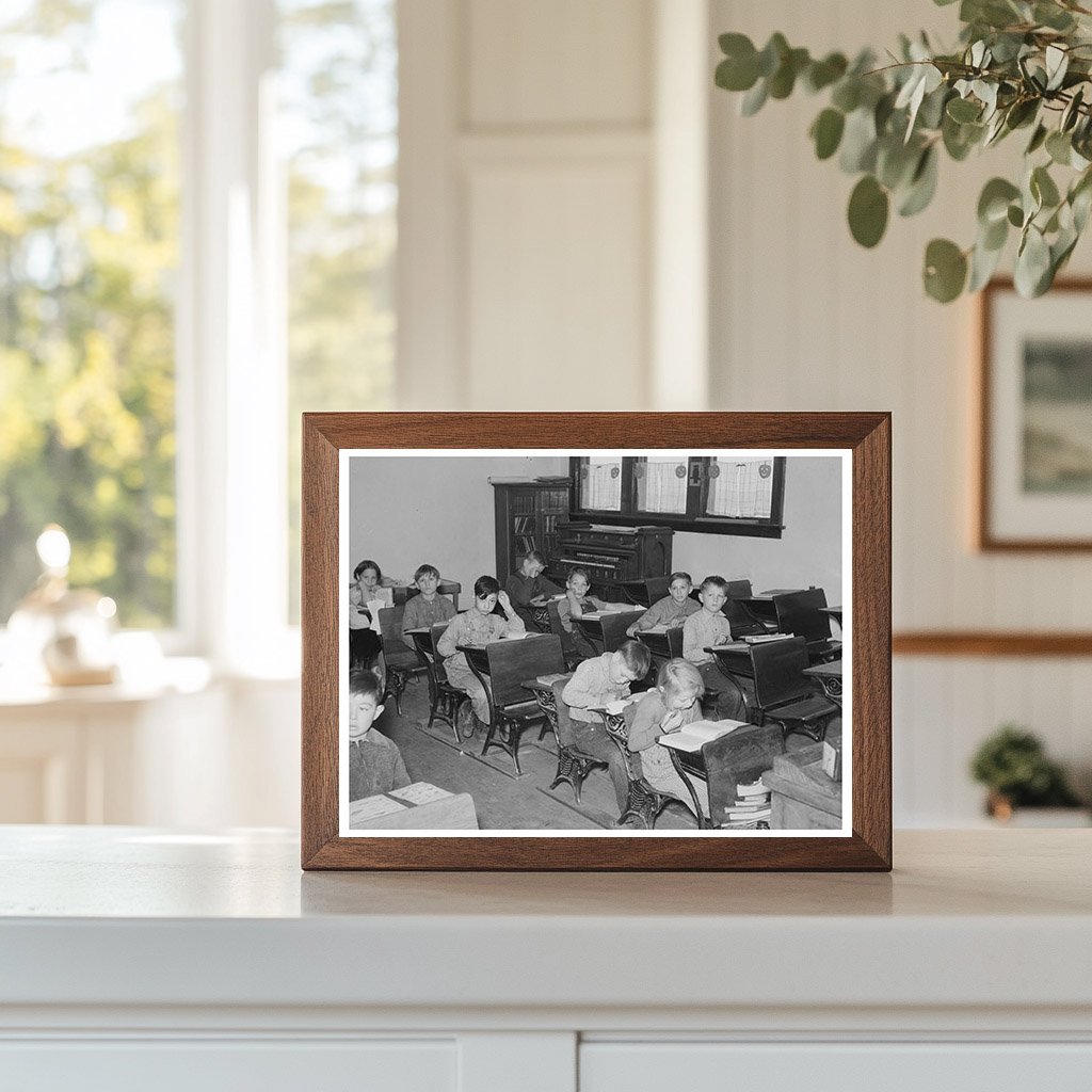 Vintage Rural School in Williams County North Dakota 1937