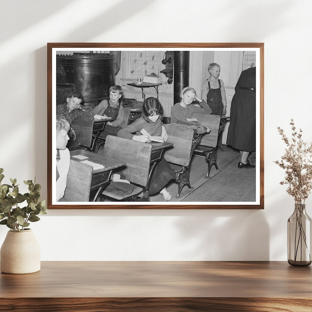 Rural School Children in Williams County North Dakota 1937