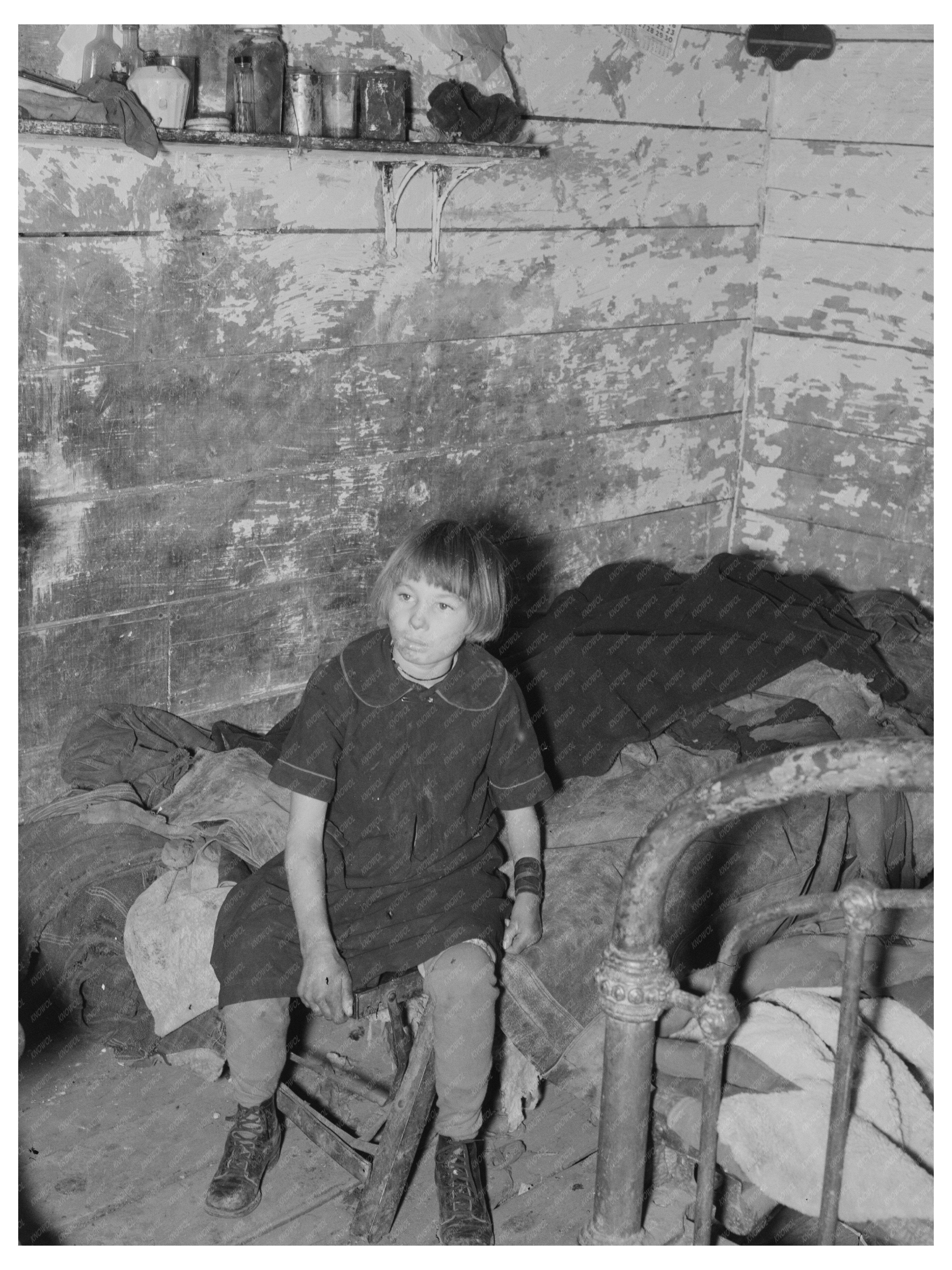 Daughter of Farmer in North Dakota 1937