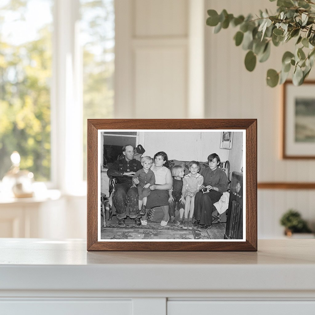 James Strunk Family in Wheelock North Dakota 1937
