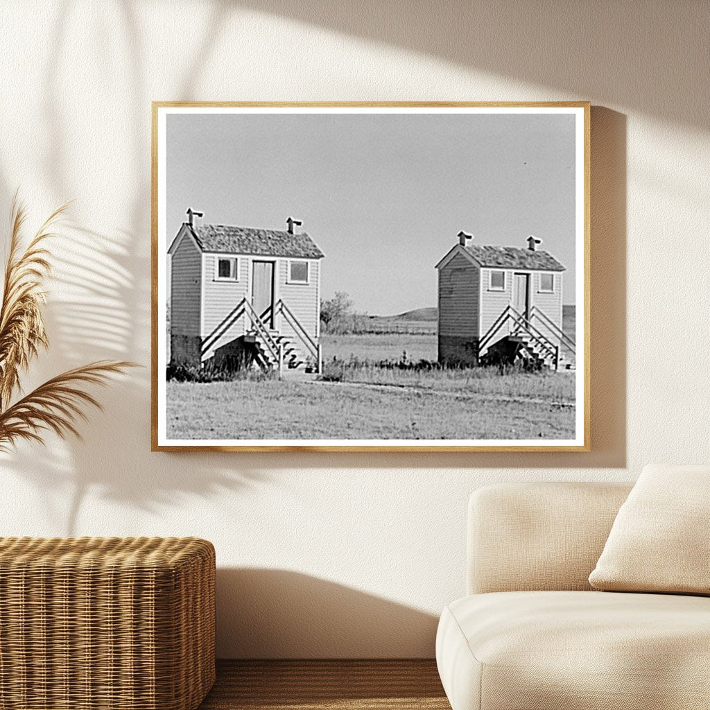 Privies at Denbigh School North Dakota October 1937
