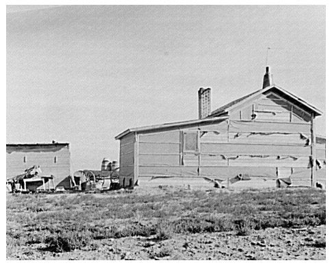 Drought-Stricken Farmhouse in Williams County 1937
