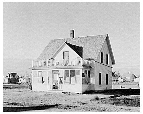 Blaze Gallagher Home Crosby North Dakota 1937
