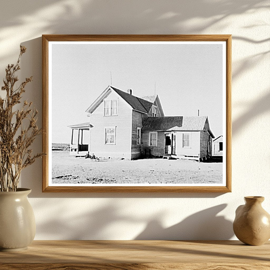 Carl Thorsons Home in Crosby North Dakota October 1937