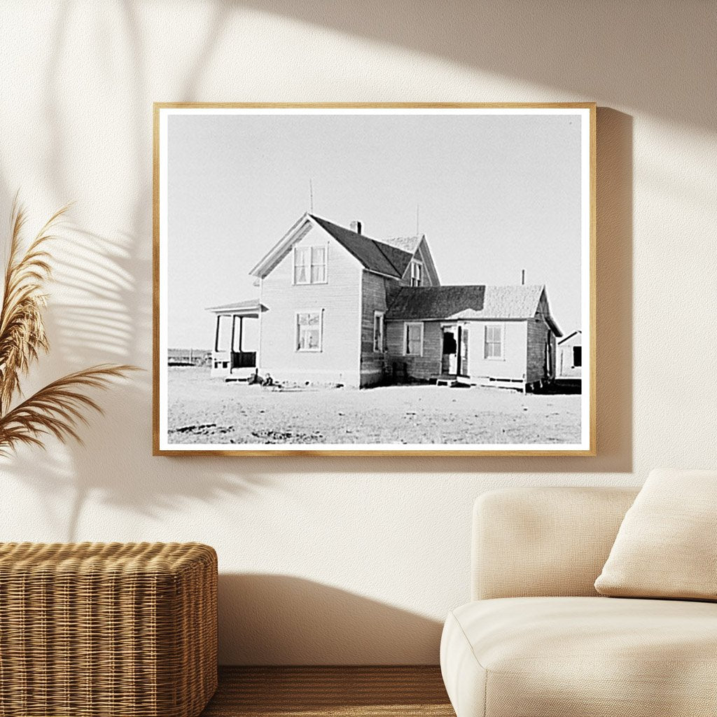 Carl Thorsons Home in Crosby North Dakota October 1937