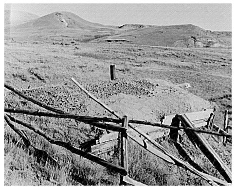 Hominy Thompsons Shack Roof Sheridan County Montana 1937